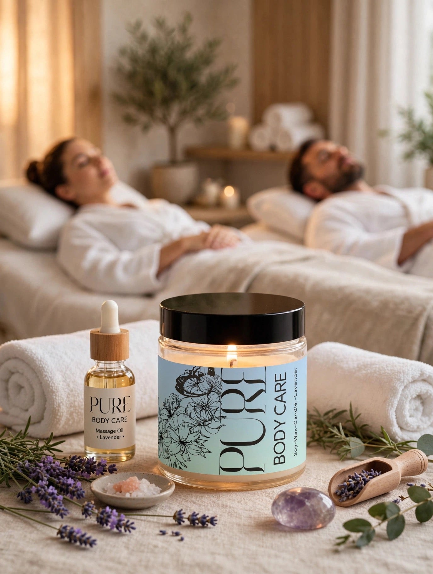 Soy Wax Candle, Lavender